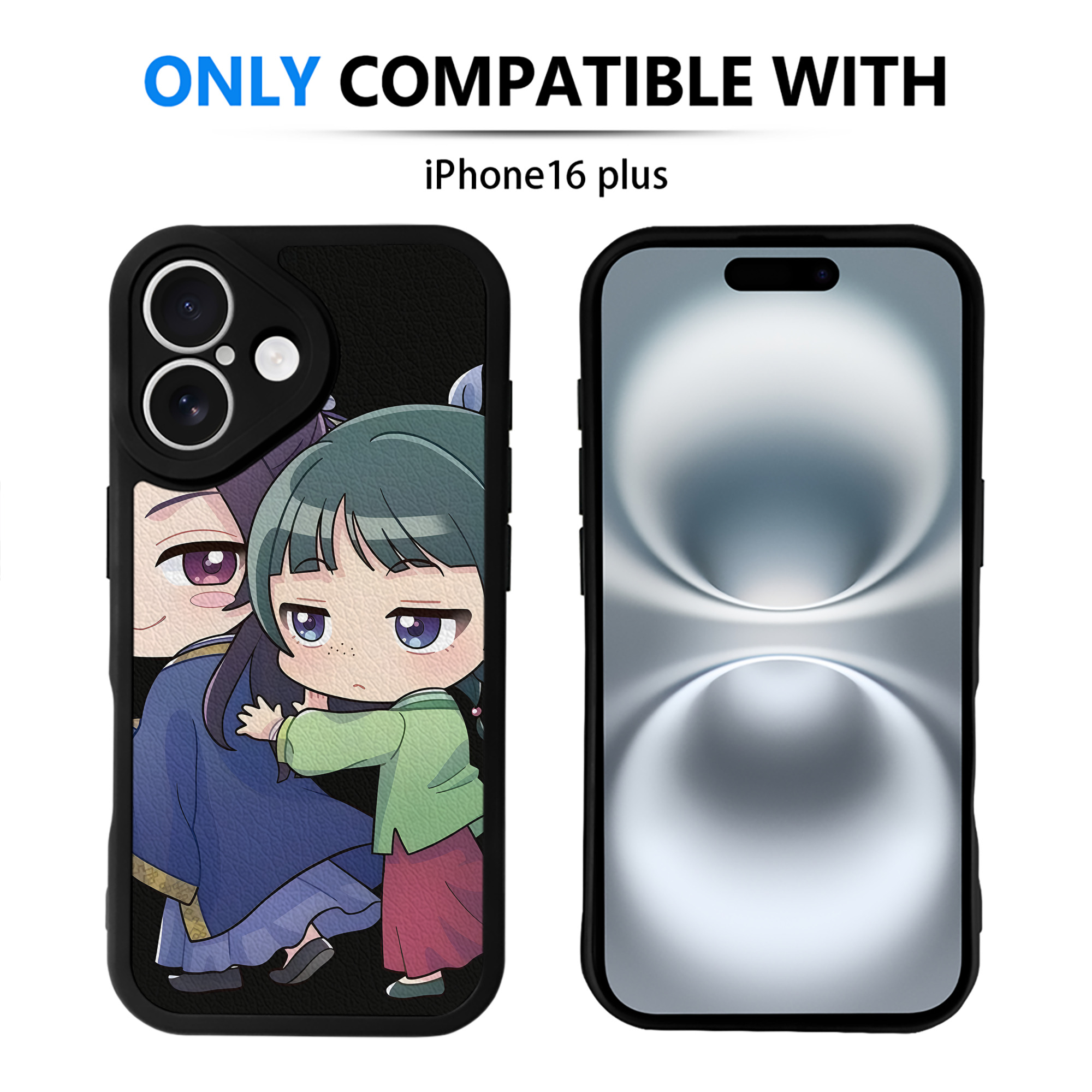 （画像用） 薬屋のひとりごと The Apothecary Diaries 【iPhone 16シリーズ対応】シリコンスマホケース（レザー調） 材質：シリコン